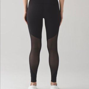 Lululemon High Waisted Sheer/Mesh Leggings